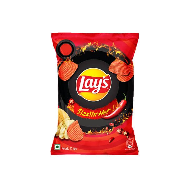Lay's Sizzlin' Hot Crisps (India) 48g