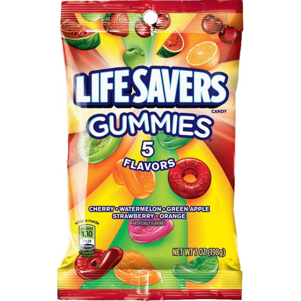 Gummies Lifesavers 5 saveurs 198 g