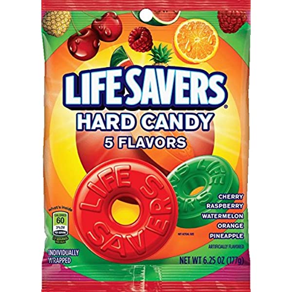 Bonbons durs LifeSavers 117 g