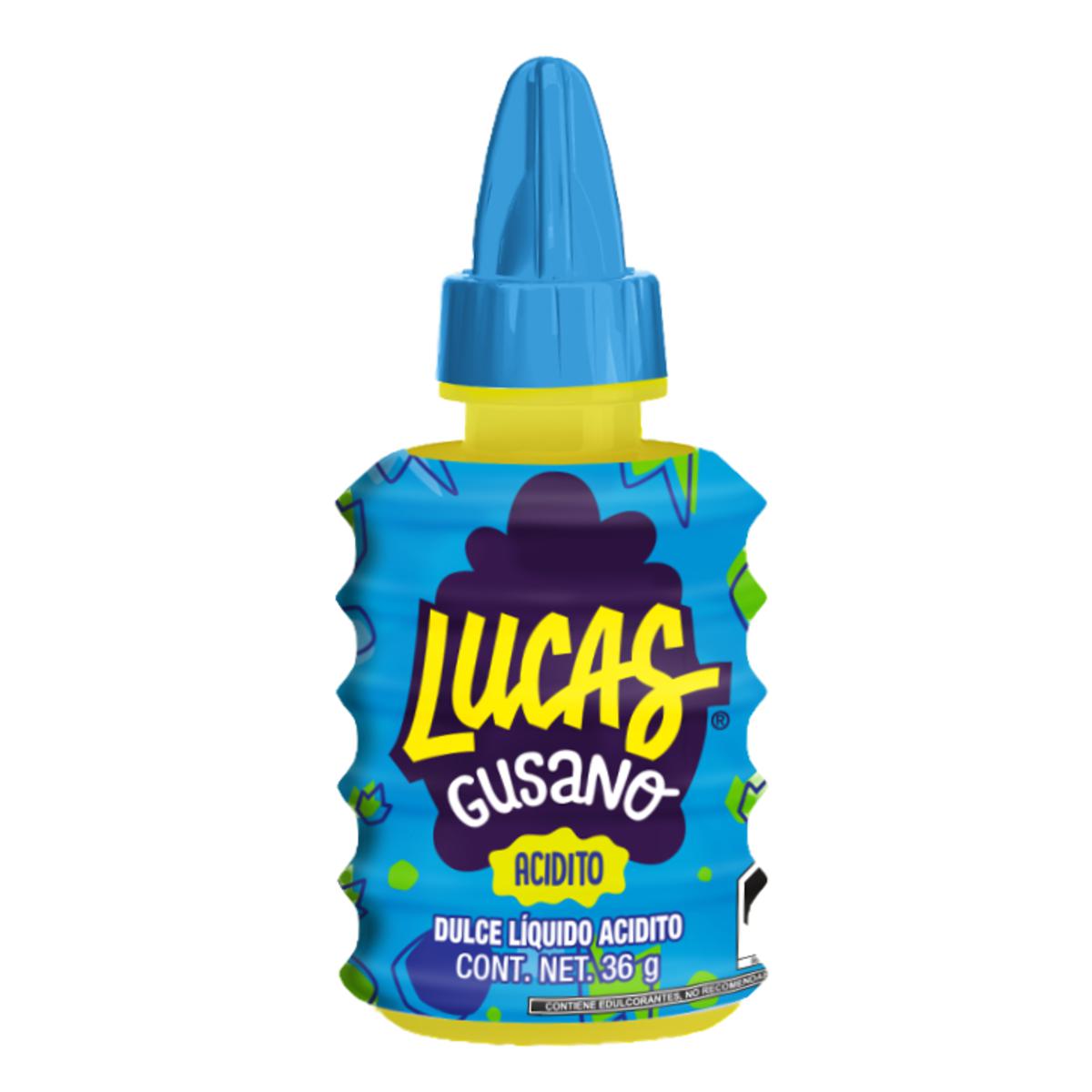 Lucas Gusano Sour Acidito Liquid Candy 36g