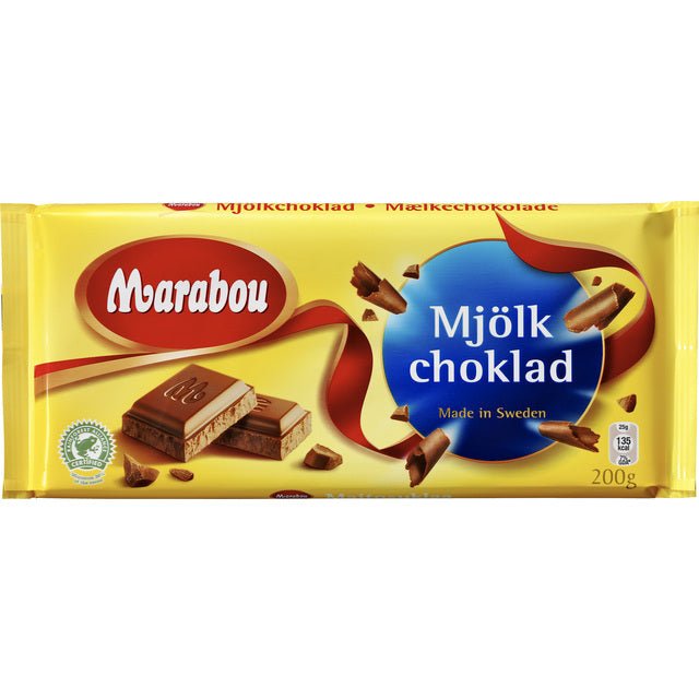 Chocolat au lait Marabou (Suède) 100 g