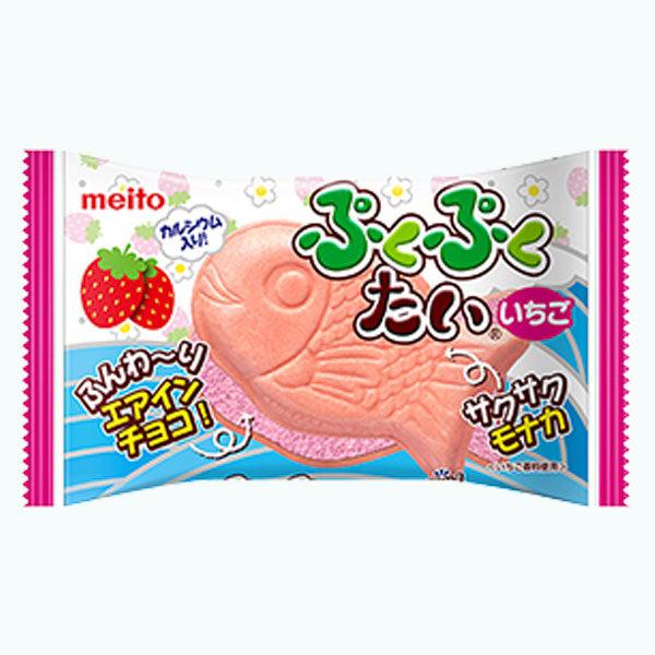 Meito Pukupuku Tai Air-in Fraise 16,5 g