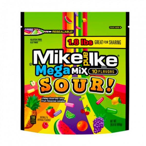 Mike et Ike Mega Mix Sour XXXL Sachet 816g