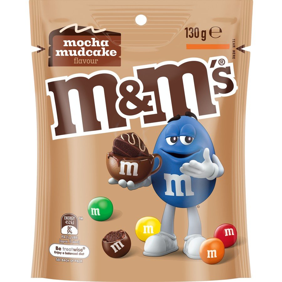 M&M Mocha Mudcake Flavour (Australia) 130g Best Before  June 2024