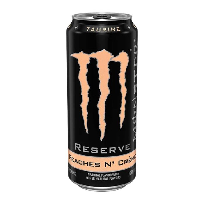 Pêches et crème Monster 473 ml