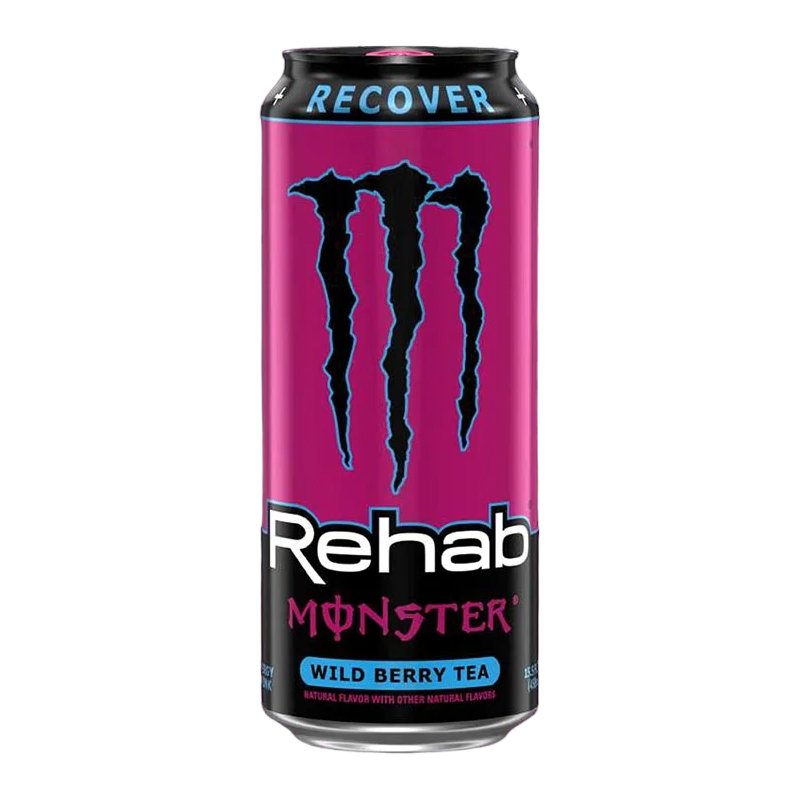 Boisson énergisante Monster Rehab au thé aux baies sauvages (États-Unis) 473 ml 