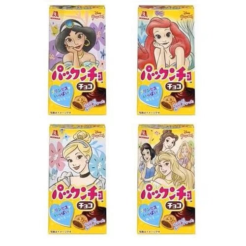 Morinaga Punkuncho Disney Princess Saveur Chocolat (Japon) 43g