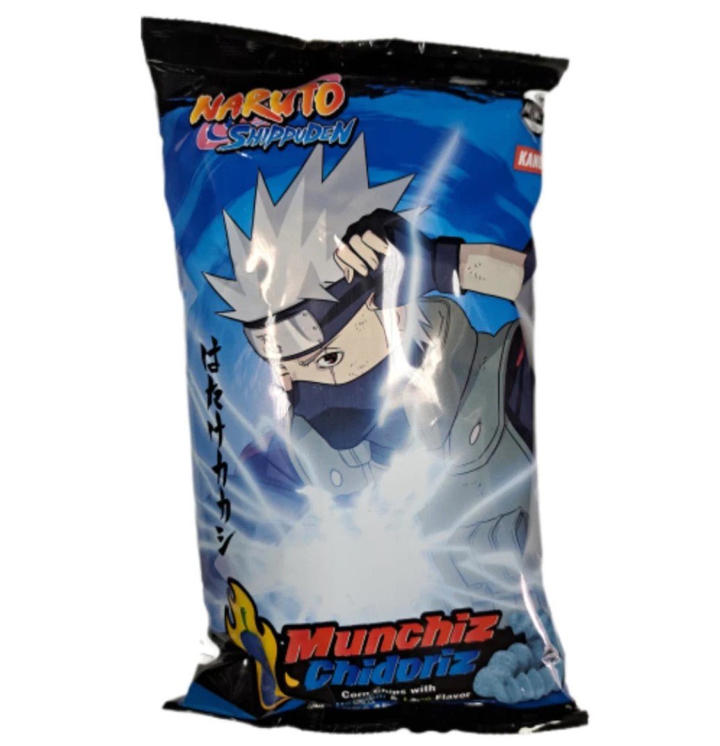 Naruto Munchiz Chidoriz Blue Hot Chilli & Lime 110g