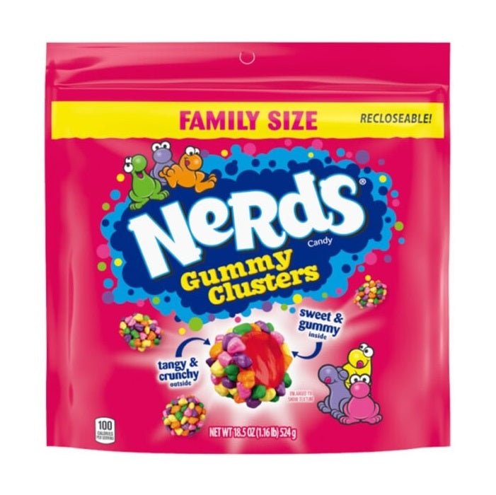 Grappes de bonbons gélifiés Nerds 524 g