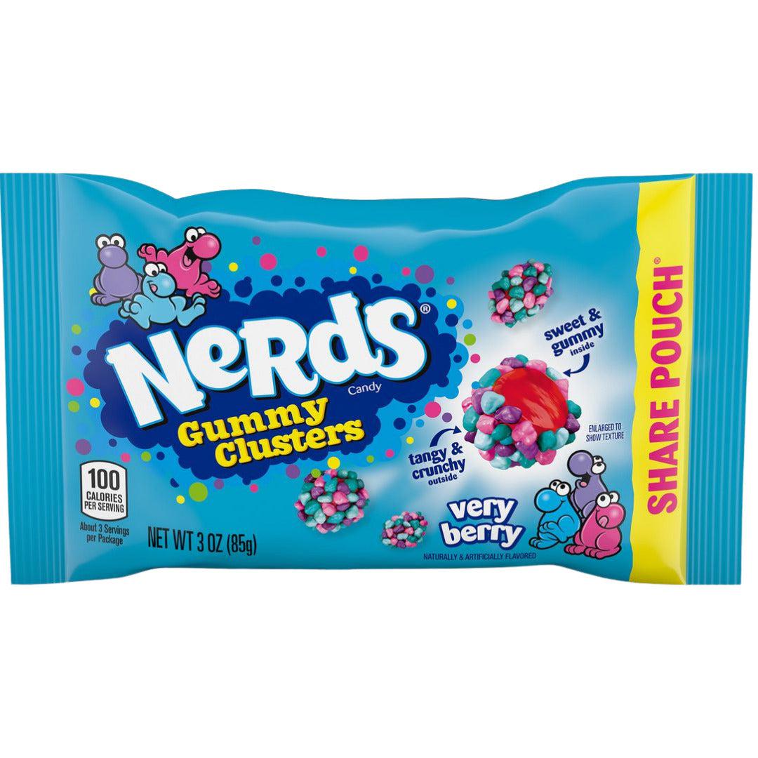 Grappes de bonbons gélifiés Nerds aux baies 85 g
