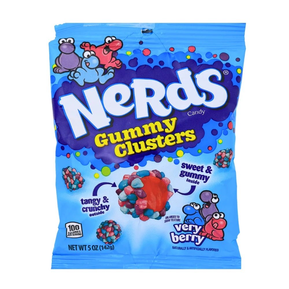 Nerds Gummy Clusters Very Berry Peg Bag 85g
