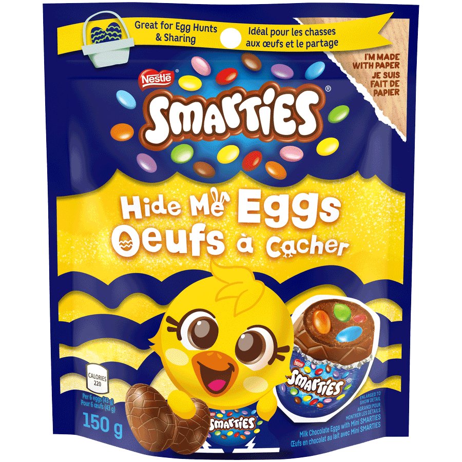 Œufs de Pâques Nestlé Smarties (Canada) 150 g 