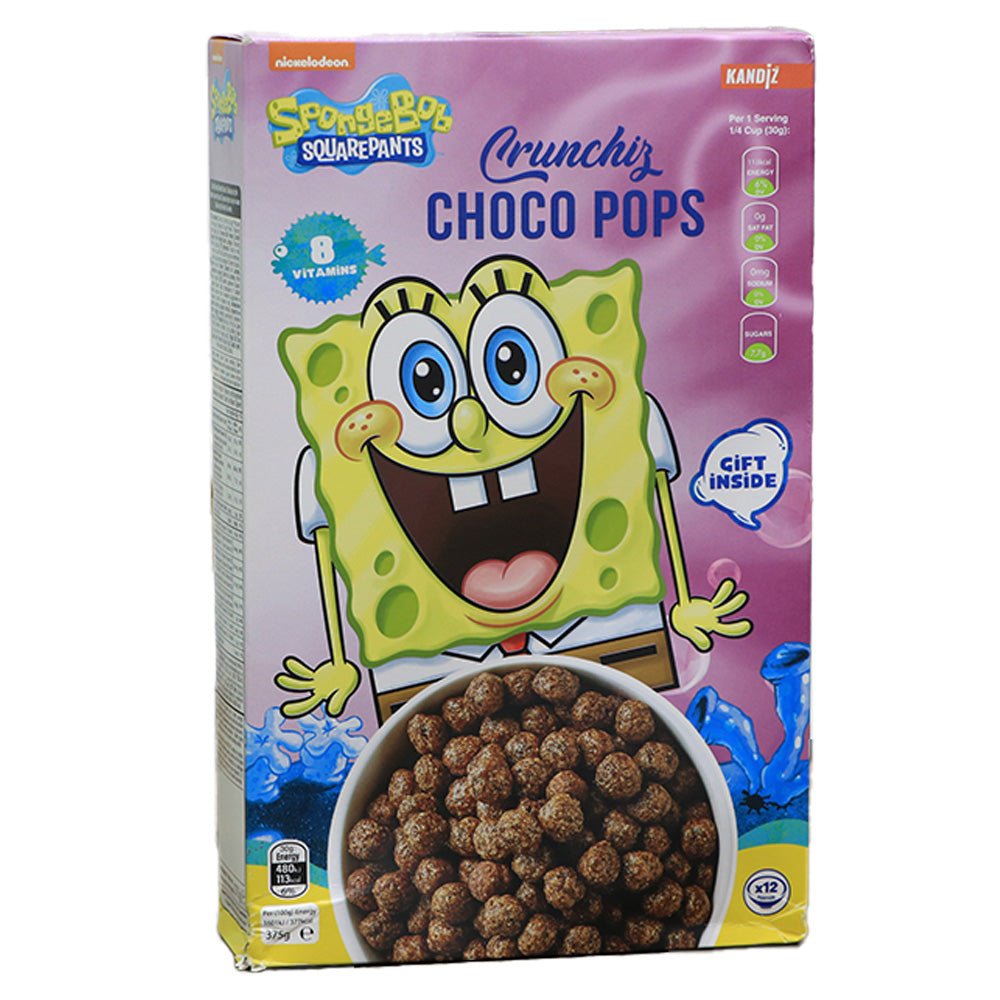 Céréales Choco Pops Bob l'éponge Nickelodeon 375 g
