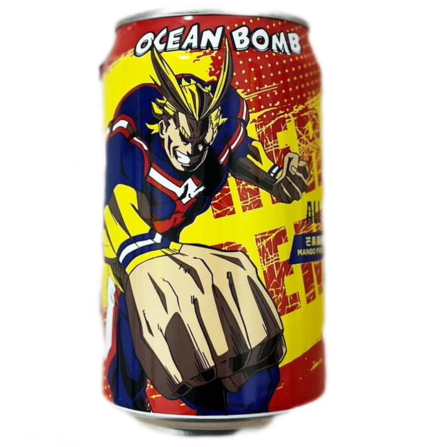 Ocean Bomb &amp; My Hero Academia Mangue Ananas 330 ml