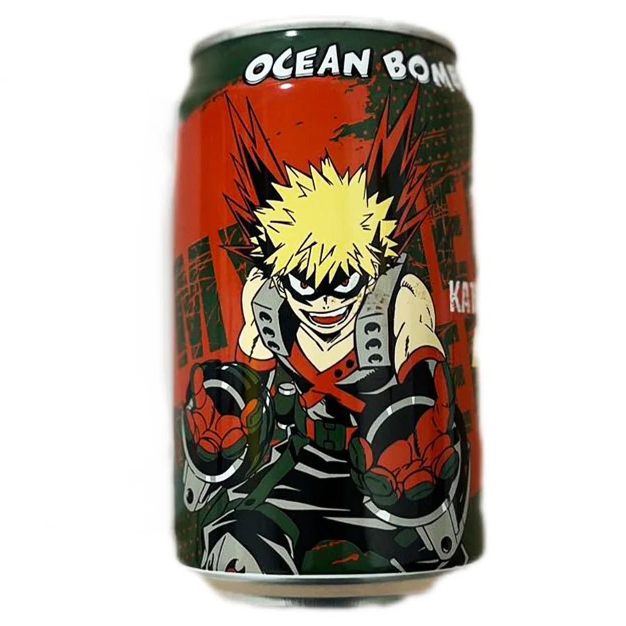 Ocean Bomb et My Hero Academia Raisin Rouge 330 ml