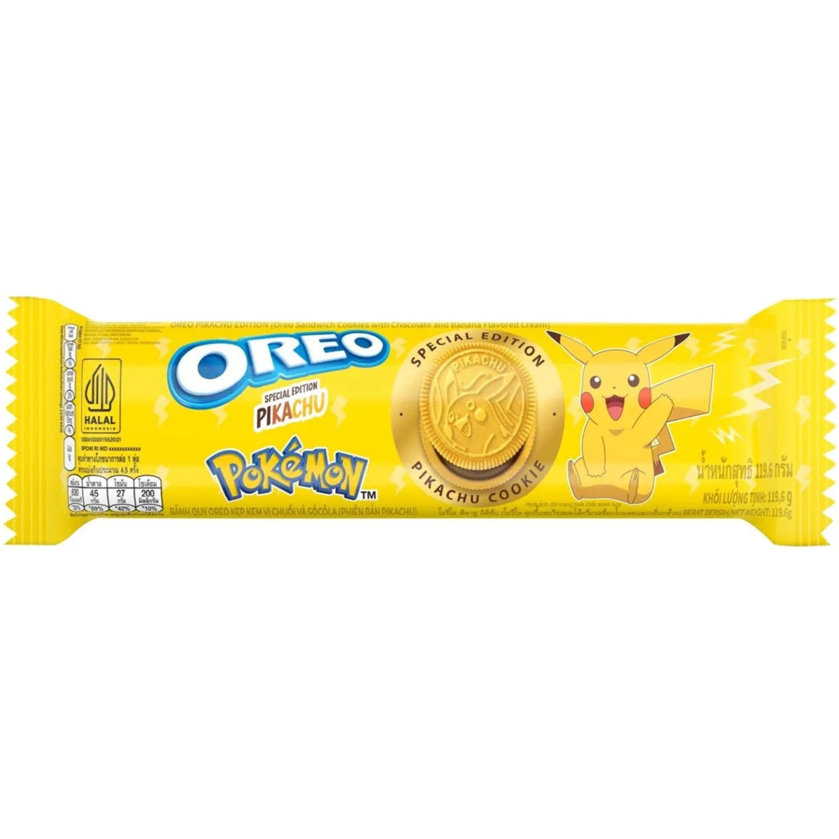 Biscuits sandwich à la crème de banane Pokémon Oreo édition spéciale 119 g
