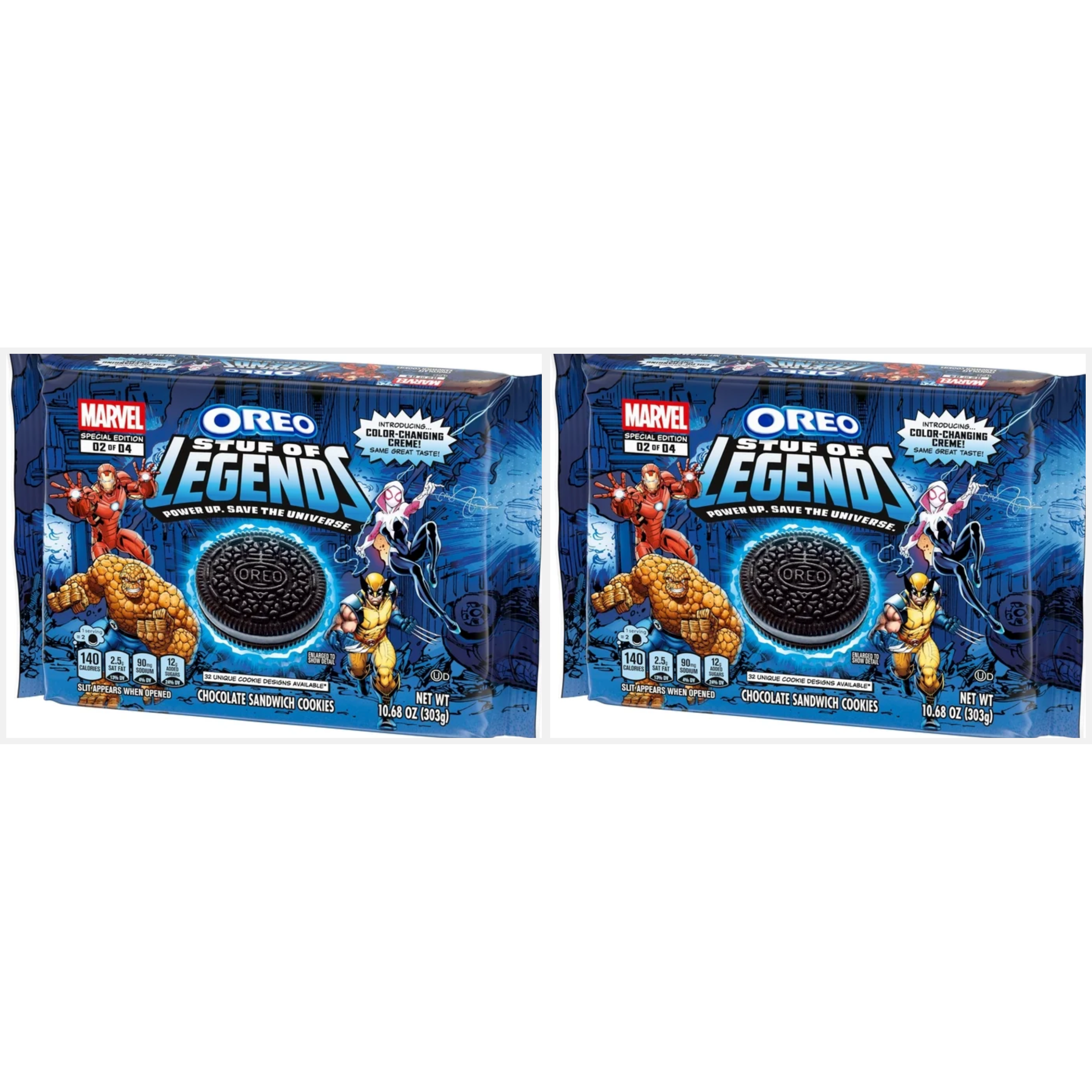 Twin Pack Oreo Marvel Cookies 10.68 oz