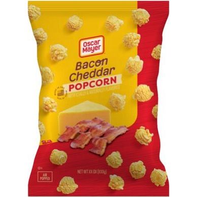White Smoke Oscar Mayer Bacon Cheddar Popcorn  141g