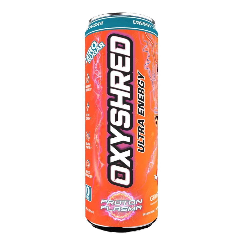 Oxyshred Ultra Energy Drink Zero Sugar -Ghostbusters Proton Plasma Flavour 355ml