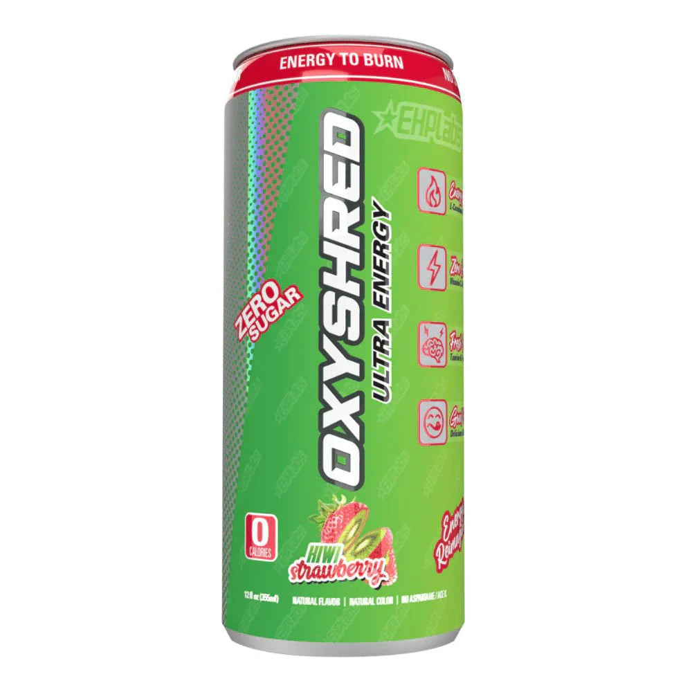 Oxyshred Ultra Energy Drink Zero Sugar -Kiwi Strawberry Flavour 355ml