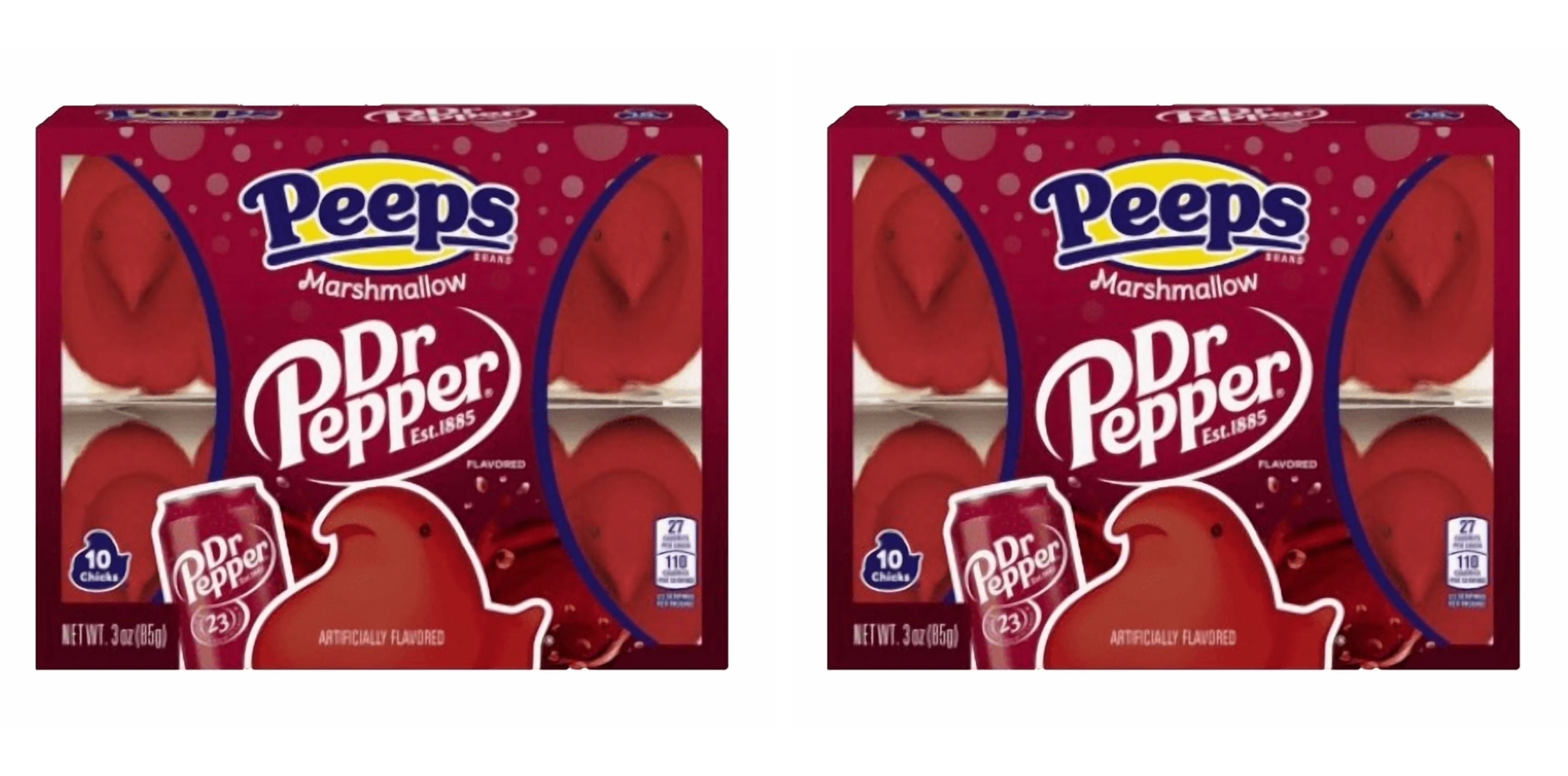 Twin pack PEEPS Dr Pepper Marshmallow Chicks 10 Count