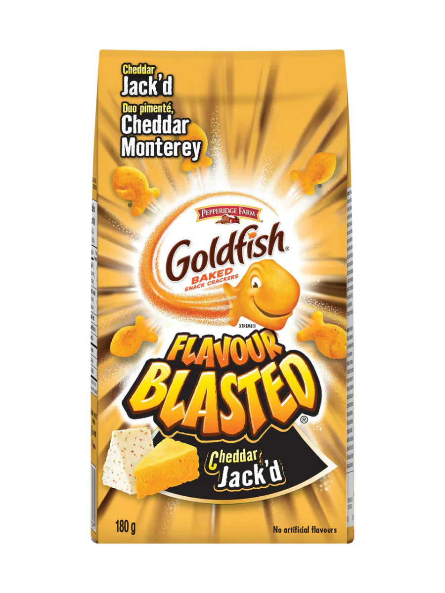 Pepperidge Farm Goldfish Cheddar Jack'd (Canada) 180g