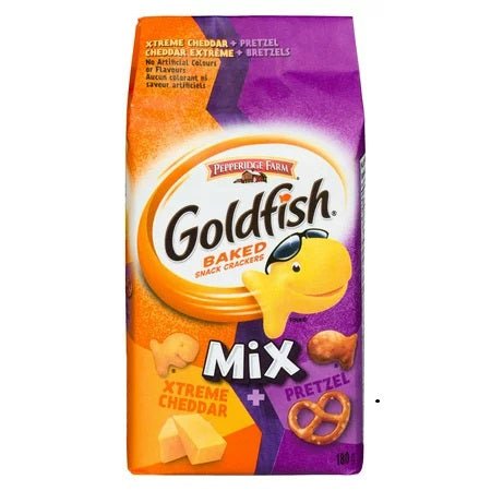 Pepperidge Farm Goldfish Mix Xtreme Cheddar + Bretzel (Canada) 180 g 