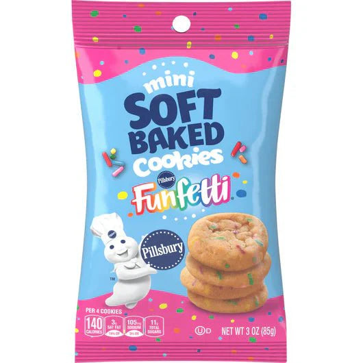 Pillsbury Soft Baked Mini Funfetti Cookies 85g