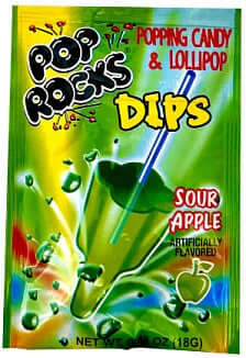 Pop Rocks Dips Sour Apple