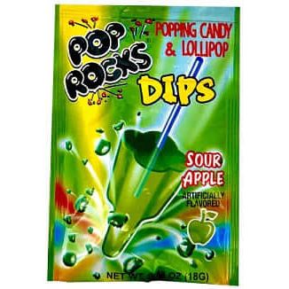 Pop Rocks Dips Sour Apple