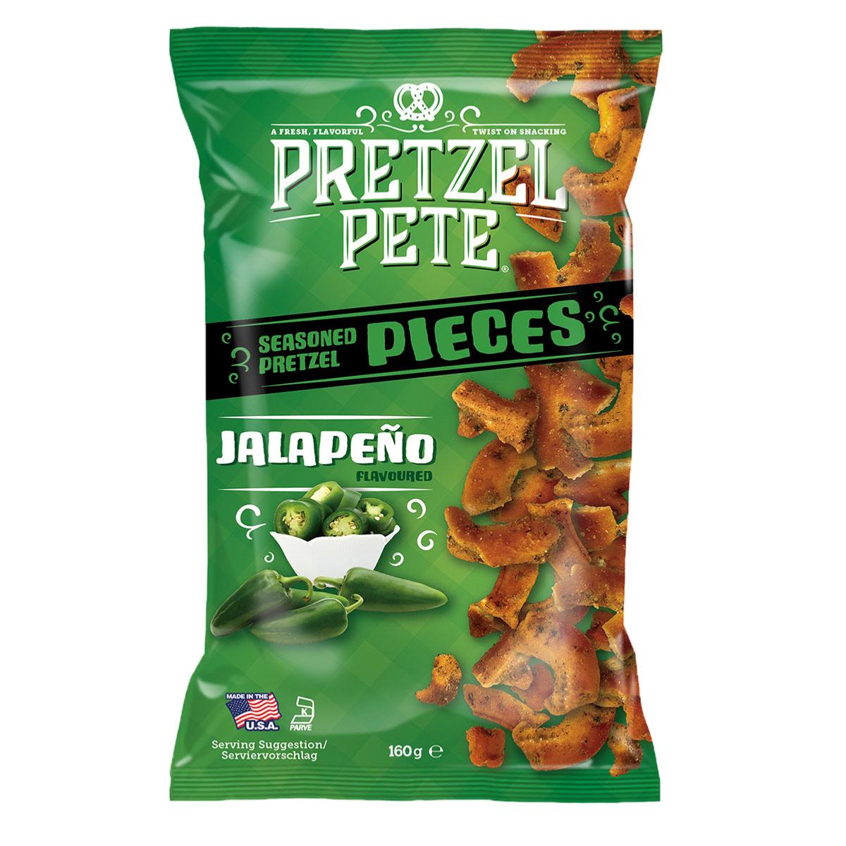 Pretzel Pete Jalapeno 160g