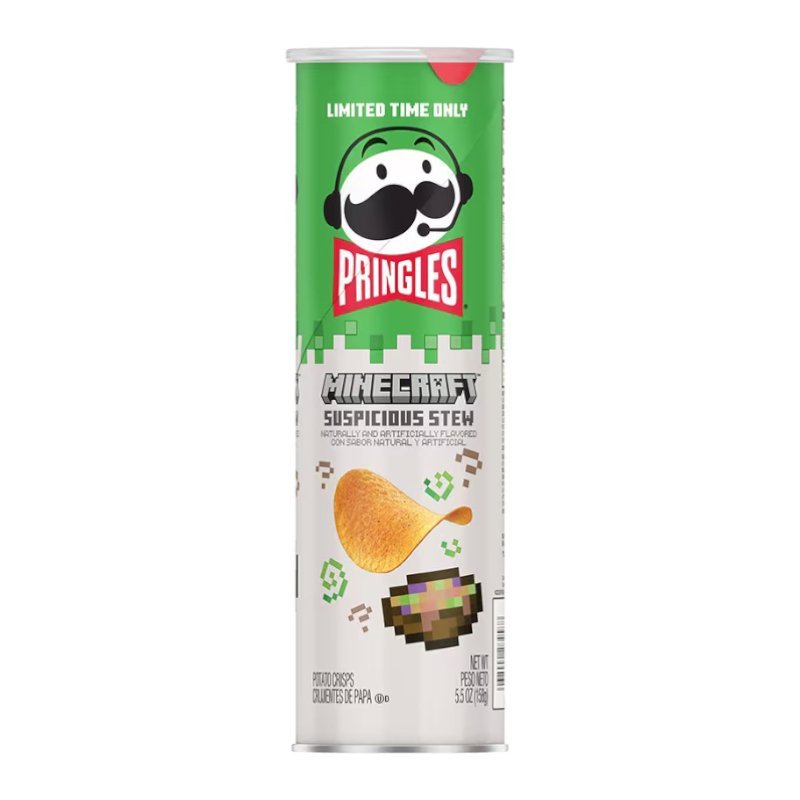 Pringles Minecraft Suspicious Stew 158 g (emballage endommagé)