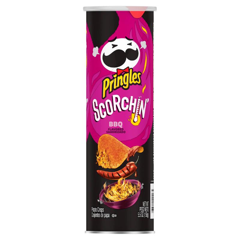 Pringles Scorchin' BBQ 156 g (boîte endommagée)
