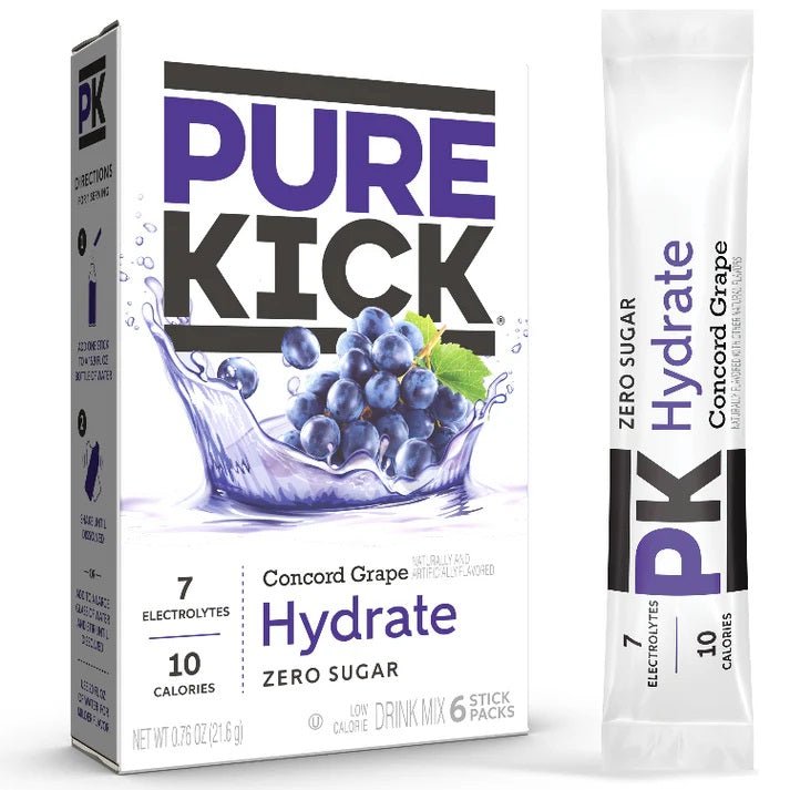 Préparation pour boisson hydratante Pure Kick Raisin Concord 22 g