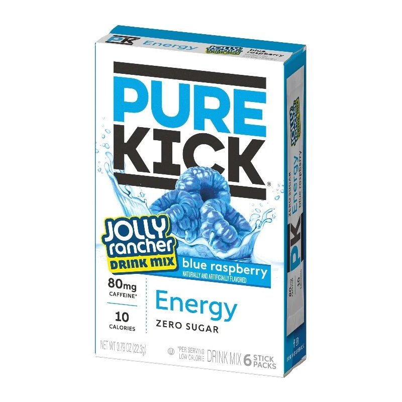 Mélange pour boisson énergisante Pure Kick X Jolly Rancher, framboise bleue, 22 g