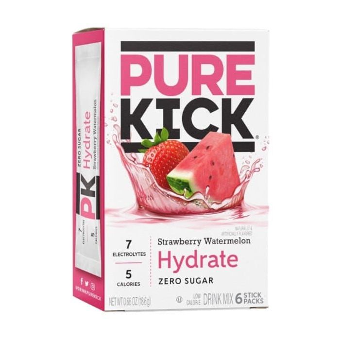 White Smoke Pure Kick X Strawberry Watermelon Energy Drink Mix 18g
