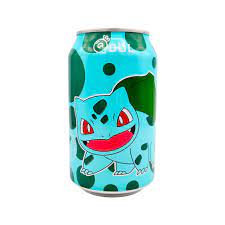 QDOL Pokemon Bulbasaur Grape Flavour Soda 330ml