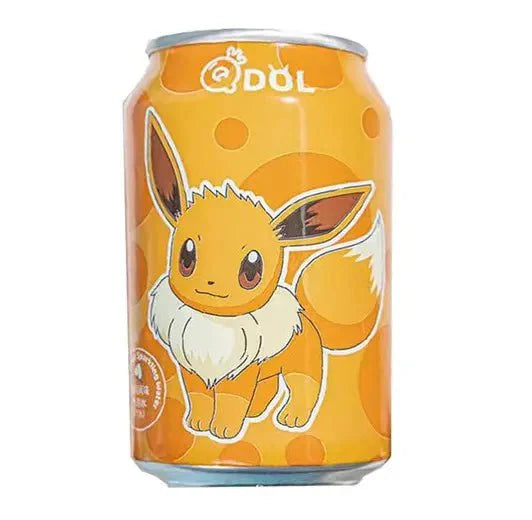 QDOL Pokemon Eevee Peach Flavour Soda 330ml