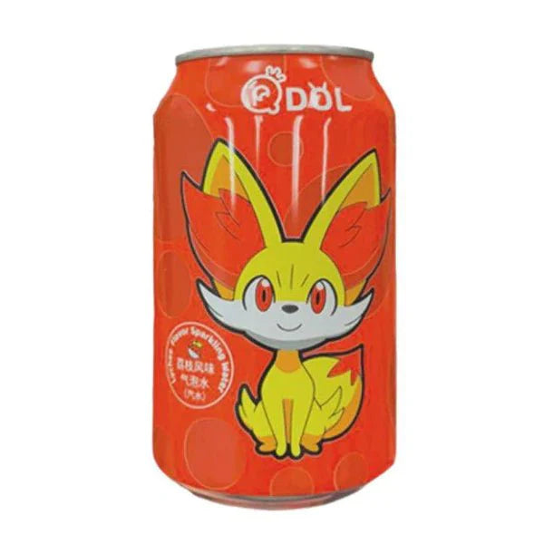 QDOL Pokemon Fennekin Lychee Flavour Soda 330ml