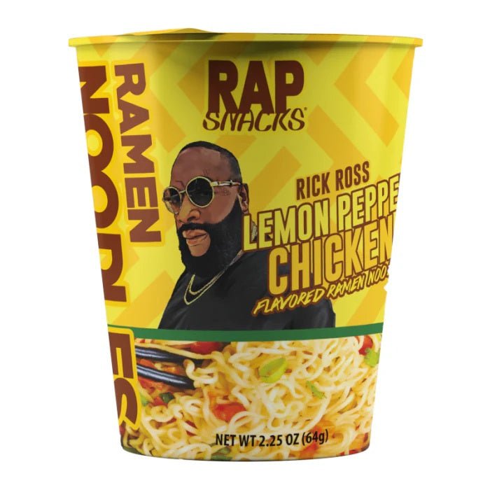 Rap Snacks Lemon Pepper Chicken Flavoured Ramen Noodles 64g