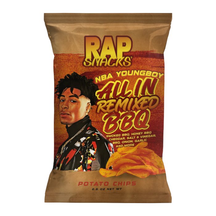 Rap Snacks NBA Youngboy All in Remix Barbeque 71g