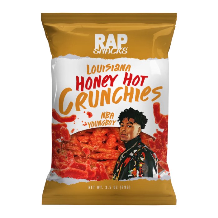 Rap Snacks NBA Youngboy Honey Hot Crunchies 99g