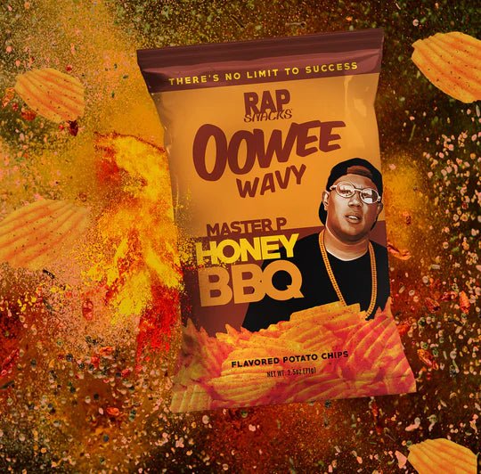 Rap Snacks Oowee Wavy Master P Honey BBQ 71 g 