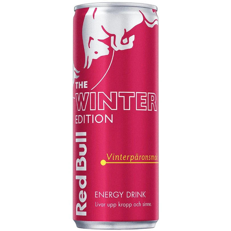 Red Bull Winter Edition Poire (Suède) 250 ml À consommer de préférence avant le 30 juillet 2024