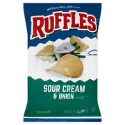 Ruffles Potato Chip Sour Cream and Onion 184g