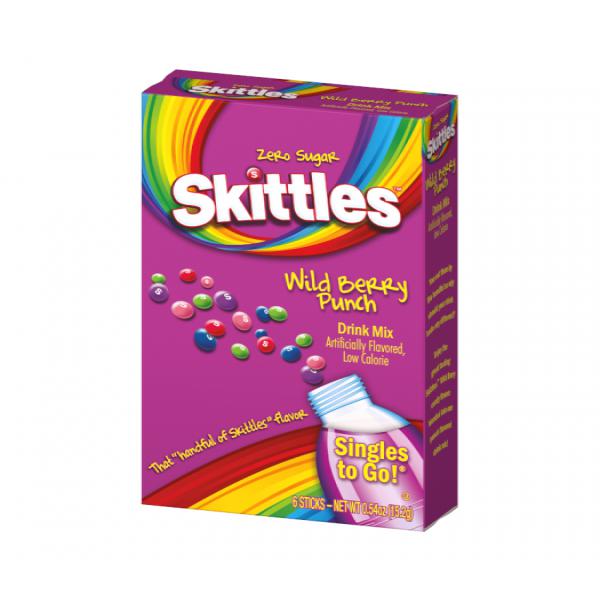 Skittles Wild Berry Punch Singles to Go Getränkemix 15g