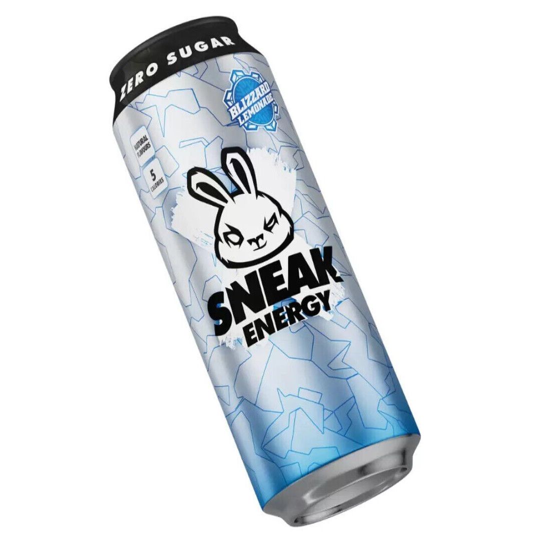 White Smoke Sneak Energy Blizzard Lemonade Can 500ml