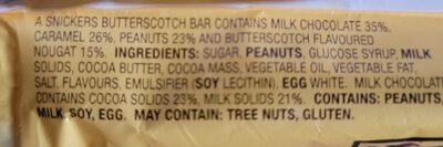 Snickers Butterscotch (Australisch) 44g
