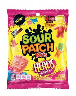 Sour patch kids heads