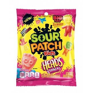 White Smoke Sour patch kids heads